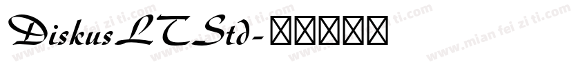 DiskusLTStd字体转换