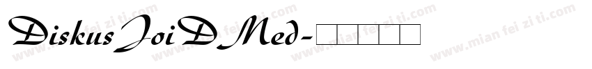 DiskusJoiDMed字体转换