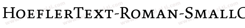 HoeflerText-Roman-SmallCaps字体转换