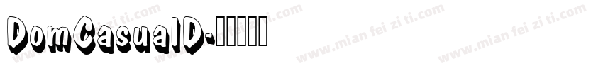 DomCasualD字体转换