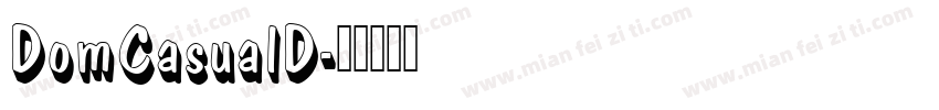 DomCasualD字体转换