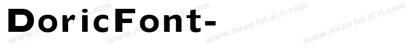 DoricFont字体转换
