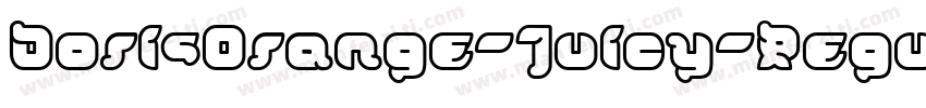 DorisOrange-Juicy-Regular字体转换