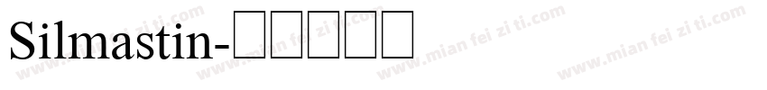 Silmastin字体转换