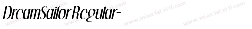 DreamSailor_Regular字体转换