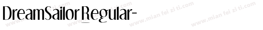 DreamSailor_Regular字体转换