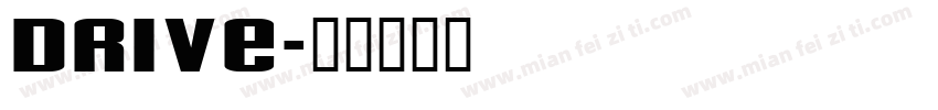 Drive字体转换