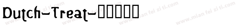 Dutch-Treat字体转换