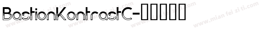 BastionKontrastC字体转换