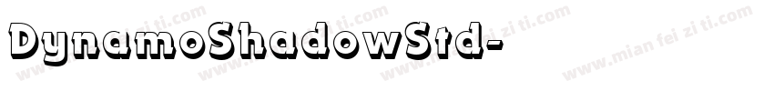 DynamoShadowStd字体转换