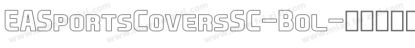EASportsCoversSC-Bol字体转换