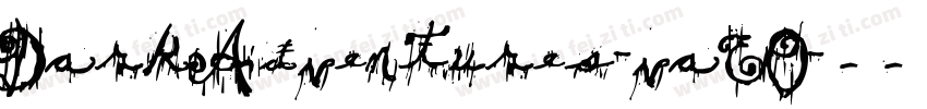 DarkAdventures-vaEO字体转换