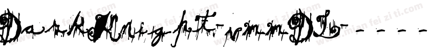 DarkKnight-vmmDL字体转换
