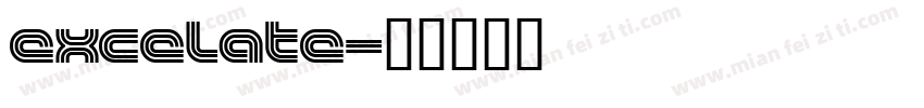 excelate字体转换