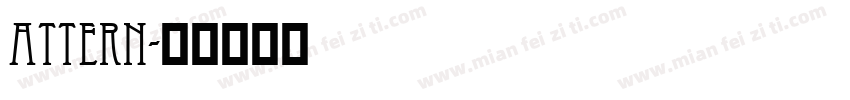 attern字体转换