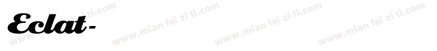 Eclat字体转换