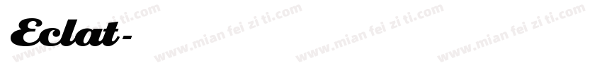 Eclat字体转换