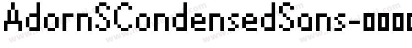 AdornSCondensedSans字体转换