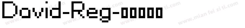 David-Reg字体转换