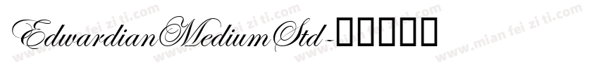 EdwardianMediumStd字体转换