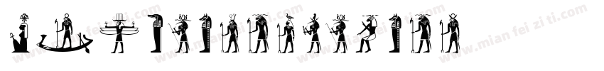 EgyptianOutline字体转换