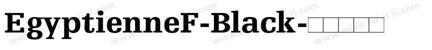 EgyptienneF-Black字体转换