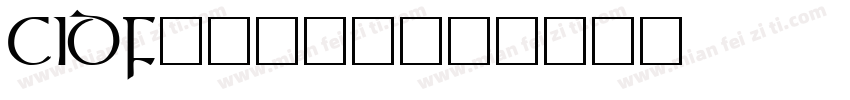 CIDF3字体转换