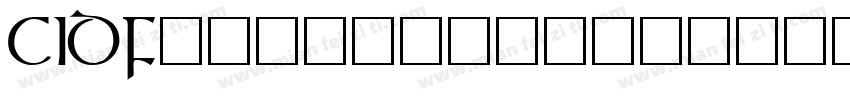 CIDFontrar字体转换