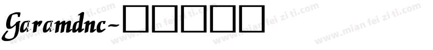 Garamdnc字体转换