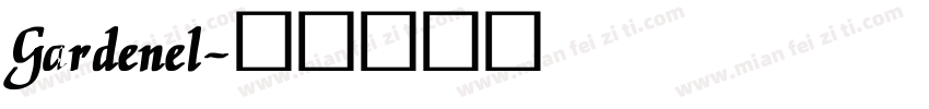 Gardenel字体转换