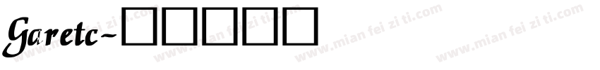 Garetc字体转换