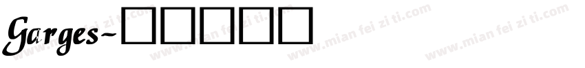 Garges字体转换