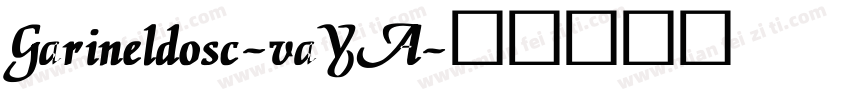Garineldosc-vaYA字体转换
