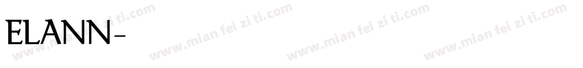 ELANN字体转换