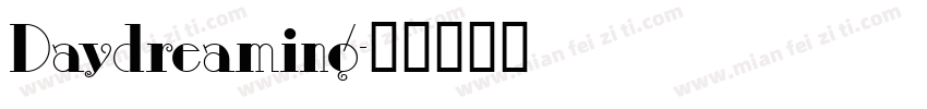 Daydreaming字体转换