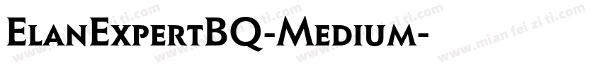 ElanExpertBQ-Medium字体转换