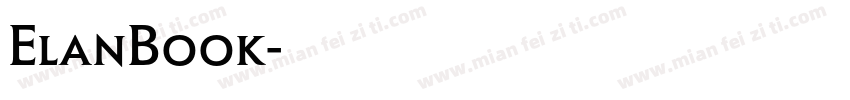 ElanBook字体转换