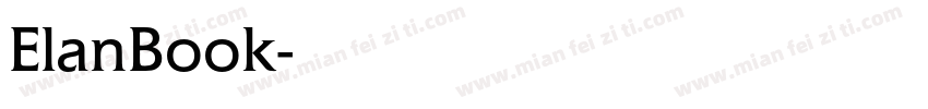 ElanBook字体转换