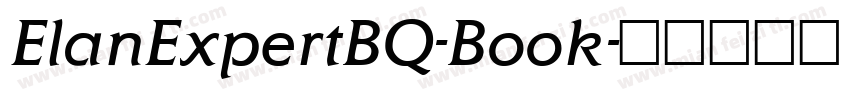 ElanExpertBQ-Book字体转换