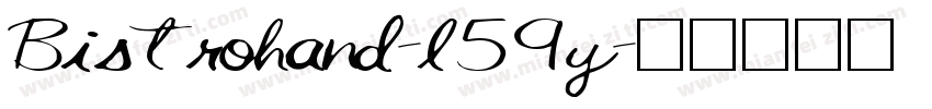 Bistrohand-l59y字体转换