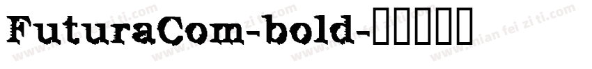 FuturaCom-bold字体转换