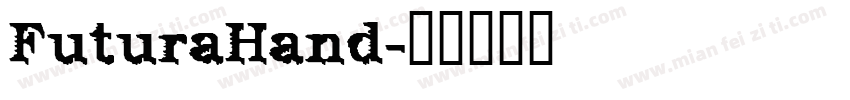 FuturaHand字体转换
