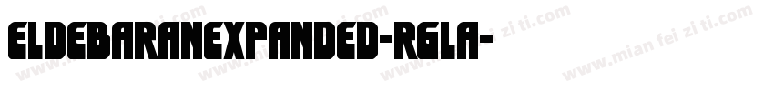 EldebaranExpanded-R6LA字体转换