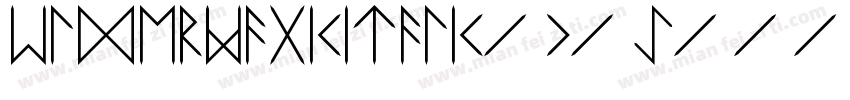 ElderMagicItalic-K6Y7字体转换