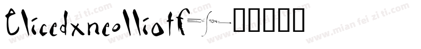 EliceDXNeolliOTF字体转换