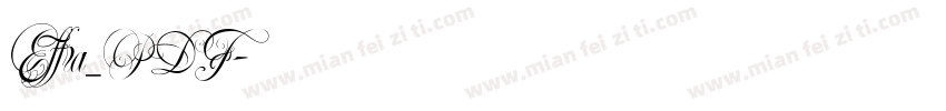 Effra_PDF字体转换