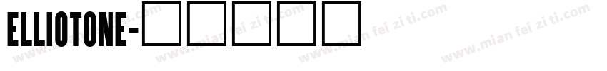 ElliotOne字体转换