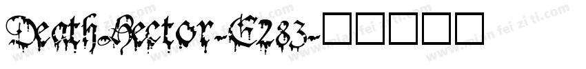 DeathHector-E28z字体转换