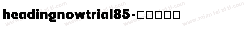 headingnowtrial85字体转换