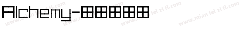 Alchemy字体转换